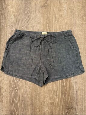J. Crew Women’s Chambray Drawstring Shorts XXS